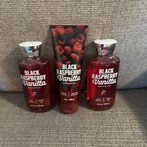 Bath & Body Works Black Raspberry Vanilla Trio
